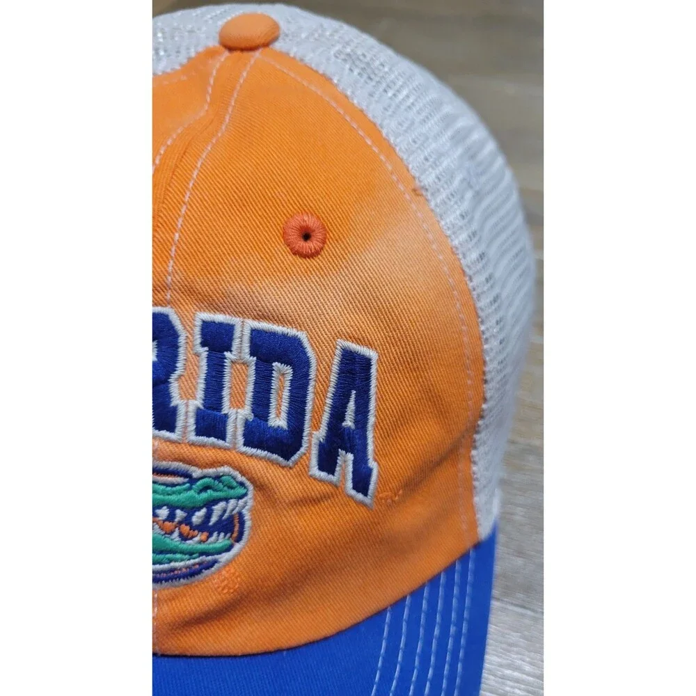 Florida Gators Truckers Hat Mesh Snapback Orange White Blue UF Captivating NCAA